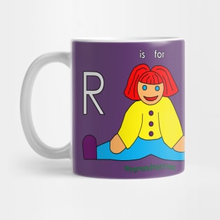 R is for RAG DOLL Mug